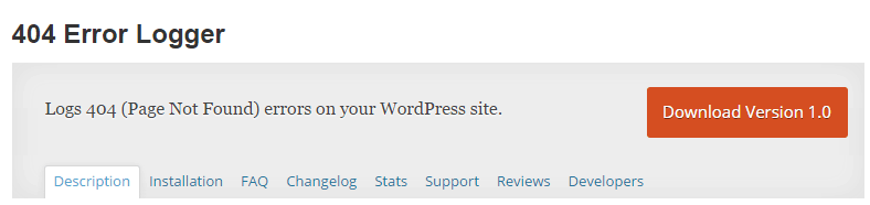 404 error logger wordpress plugin