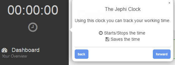 Jephi clock to track time