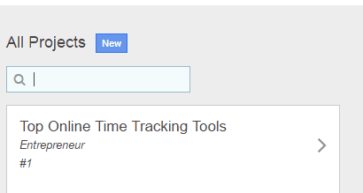 projects section of Jephi